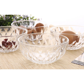 Haonai wholesale bulk clear glass bowl